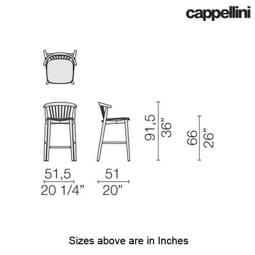 Newood Bar Stool by Cappellini