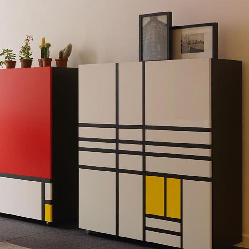 Homage To Mondrian Cabinet by Cappellini