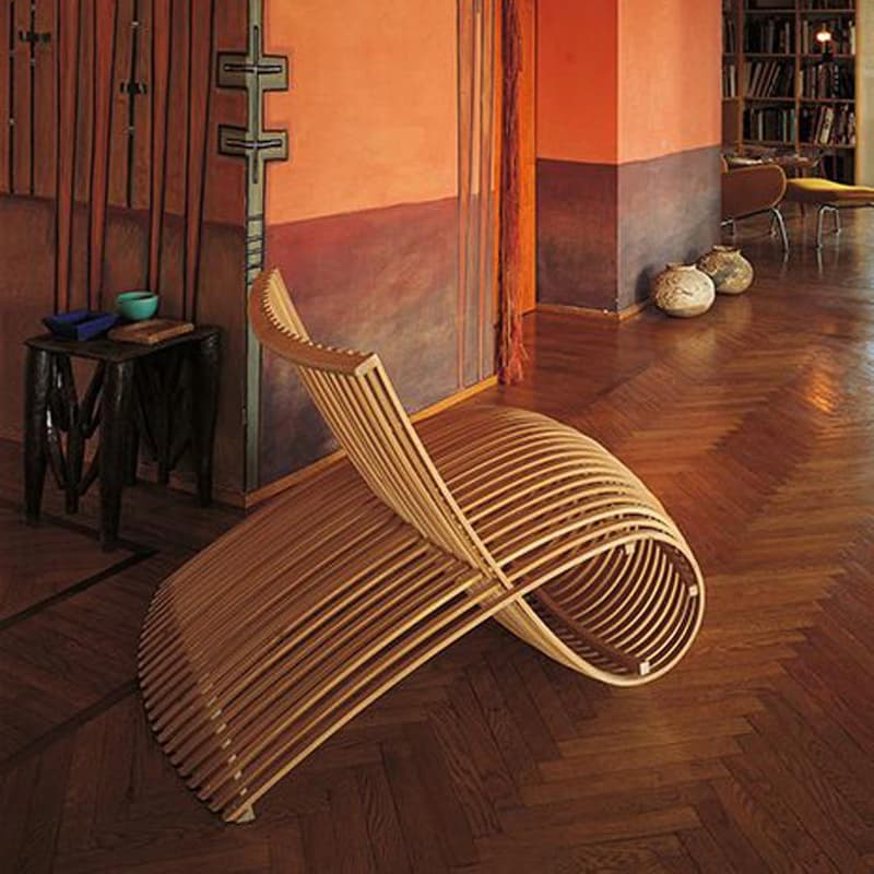 Wooden Armchair by Cappellini