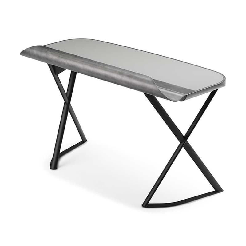 Cocoon Leather Writing Desk by Cattelan Italia