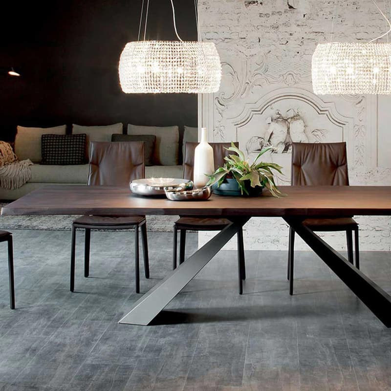 Eliot Wood Fixed Table by Cattelan Italia