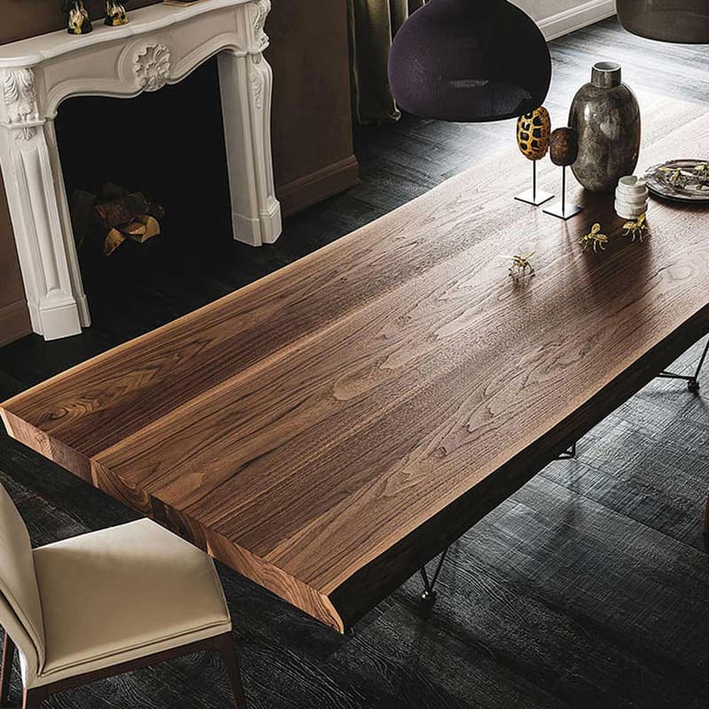 Gordon Deep Wood Fixed Table by Cattelan Italia