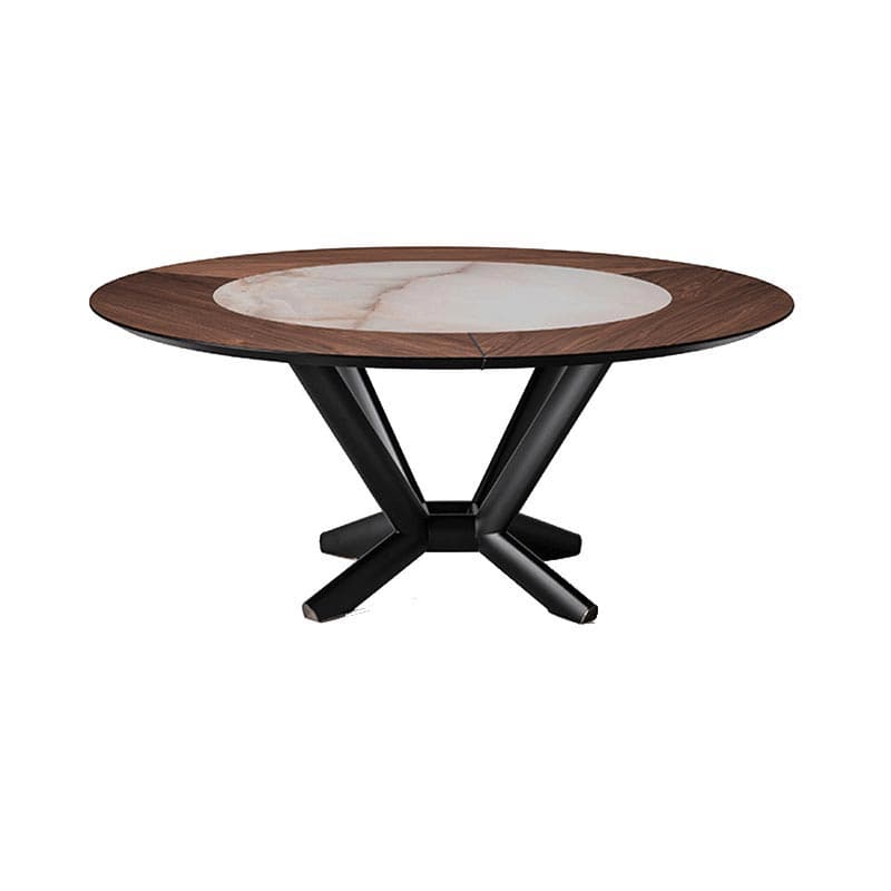 Planer Round Ker-Wood Fixed Table by Cattelan Italia