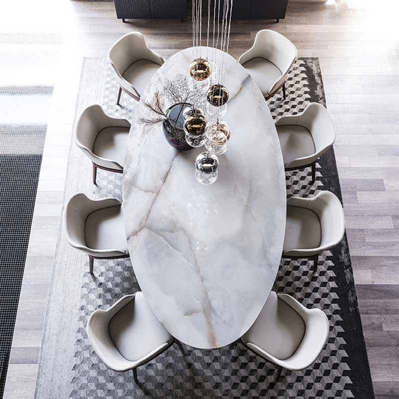 Roll Keramik Fixed Table by Cattelan Italia