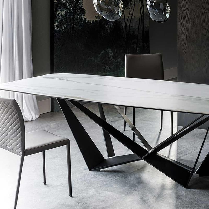 Skorpio Keramik Fixed Table by Cattelan Italia