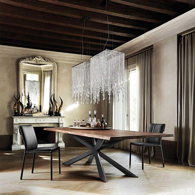 Spyder Wood Fixed Table by Cattelan Italia