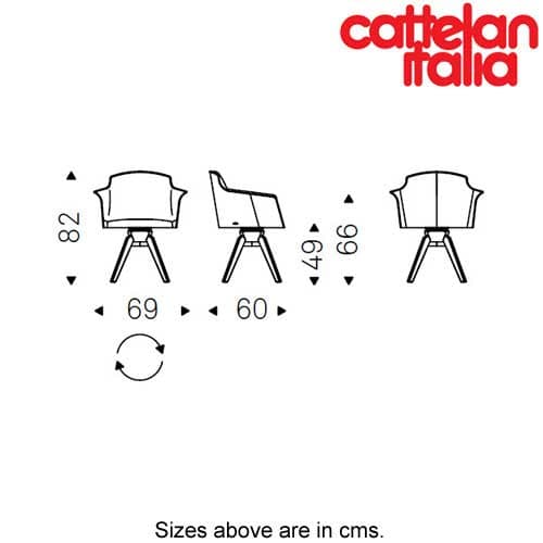Tyler Armchair by Cattelan Italia