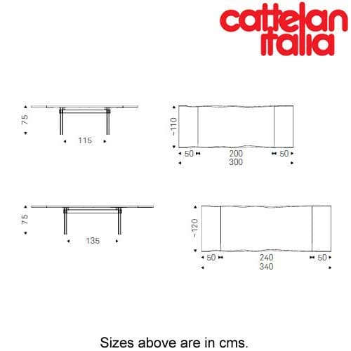 Ikon Drive Extending Table by Cattelan Italia