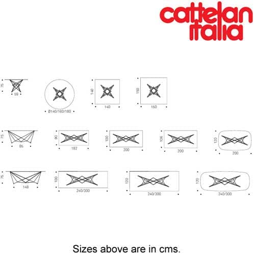 Gordon Fixed Table by Cattelan Italia