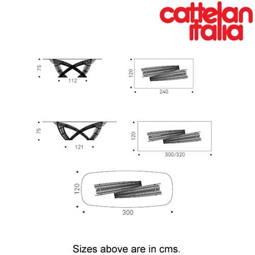 Hystrix Fixed Table by Cattelan Italia