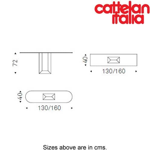 Diapason Console Table by Cattelan Italia