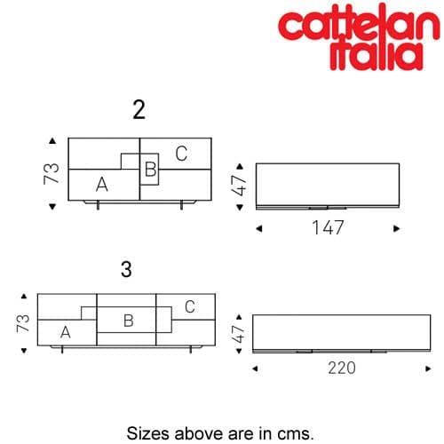 Torino Sideboard by Cattelan Italia