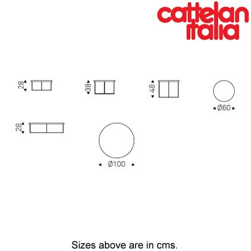 Billy Keramik Coffee Table by Cattelan Italia