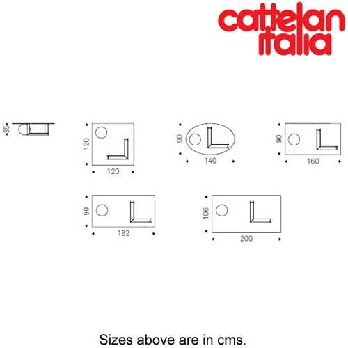 Levante Coffee Table by Cattelan Italia