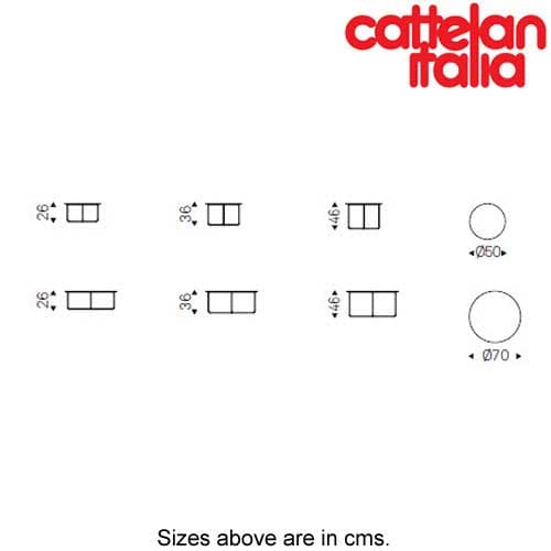 Vinyl Coffee Table by Cattelan Italia