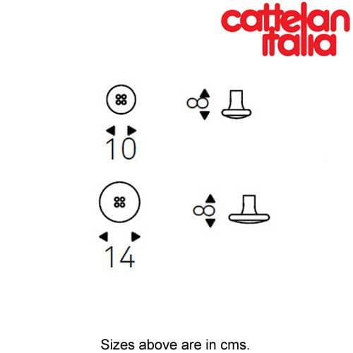 Bottone Coat Hanger by Cattelan Italia