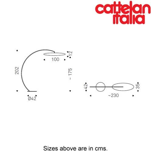 Astra Arc Floor Lamp by Cattelan Italia
