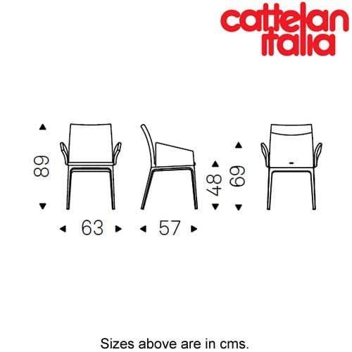 Arcadia Armchair by Cattelan Italia