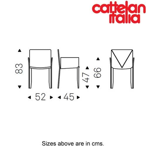 Piuma Armchair by Cattelan Italia