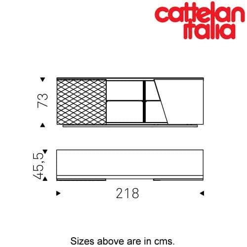 Aston Sideboard by Cattelan Italia