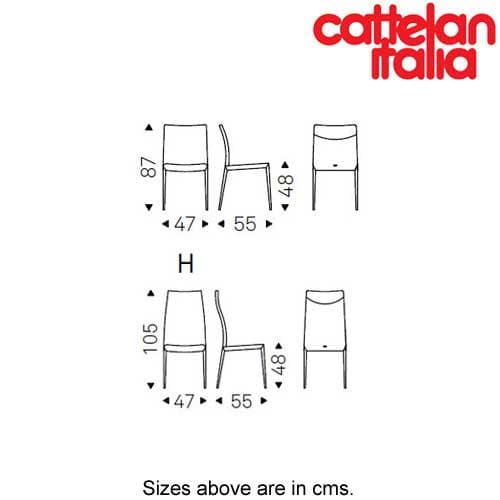 Norma Ml Dining Chair by Cattelan Italia by Cattelan Italia