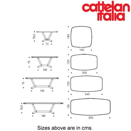 Planer Keramik Premium Dining Table by Cattelan Italia