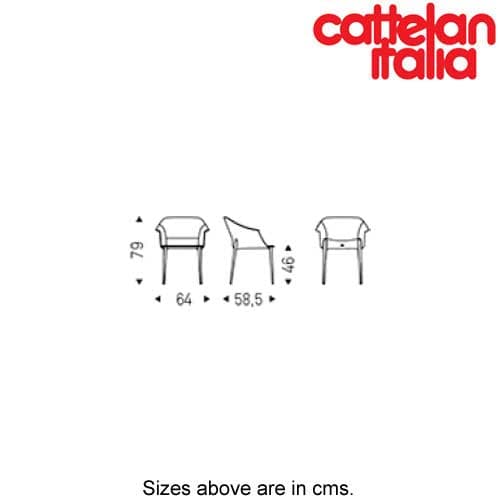 Zuleika Armchair by Cattelan Italia