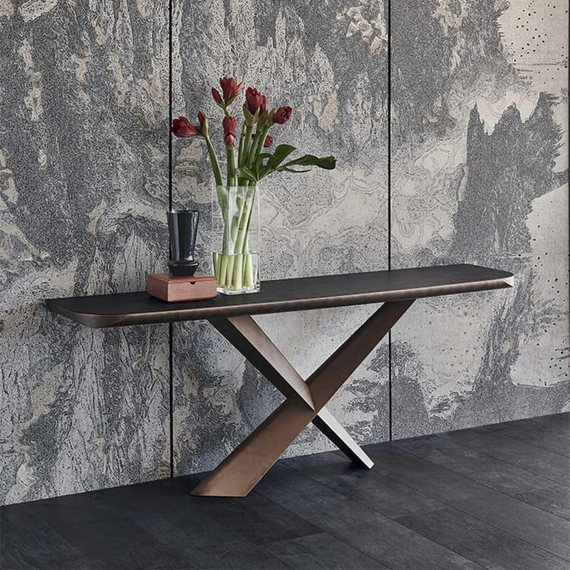 Terminal Wood C Console Table by Cattelan Italia
