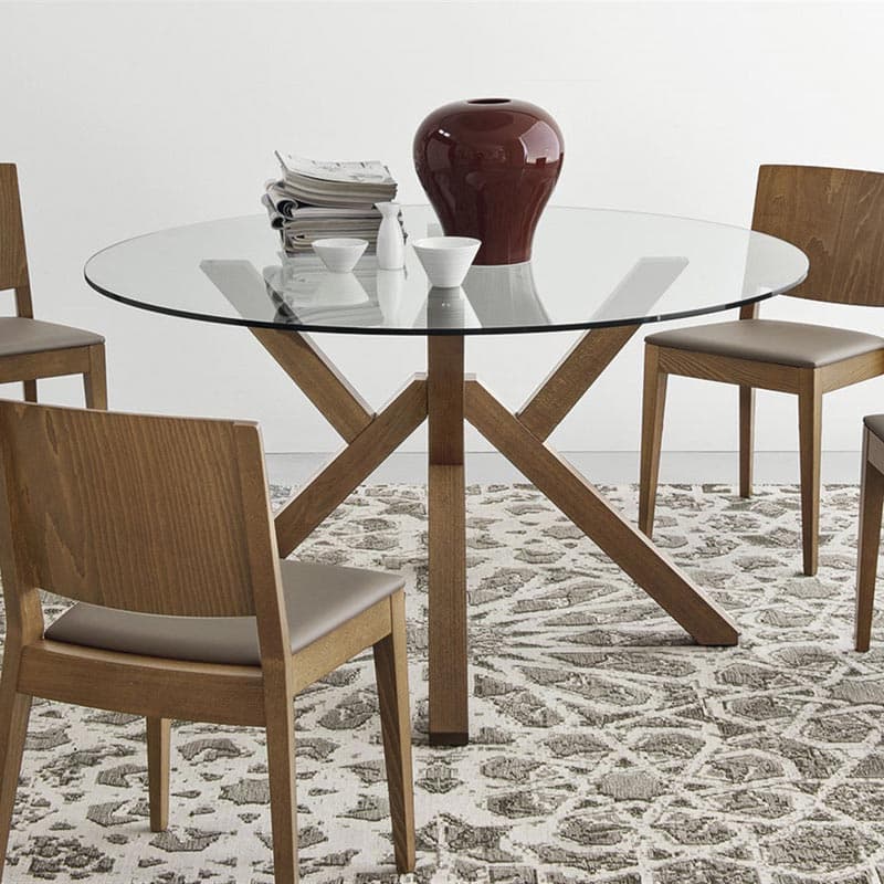 Mikado Round Dining Table by Connubia Calligaris