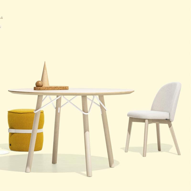Tria Non-Extending Round Dining Table by Connubia Calligaris