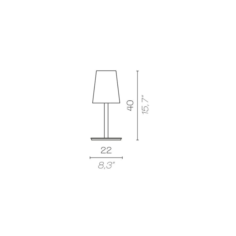 Quadra New Ta Table Lamp by Contardi