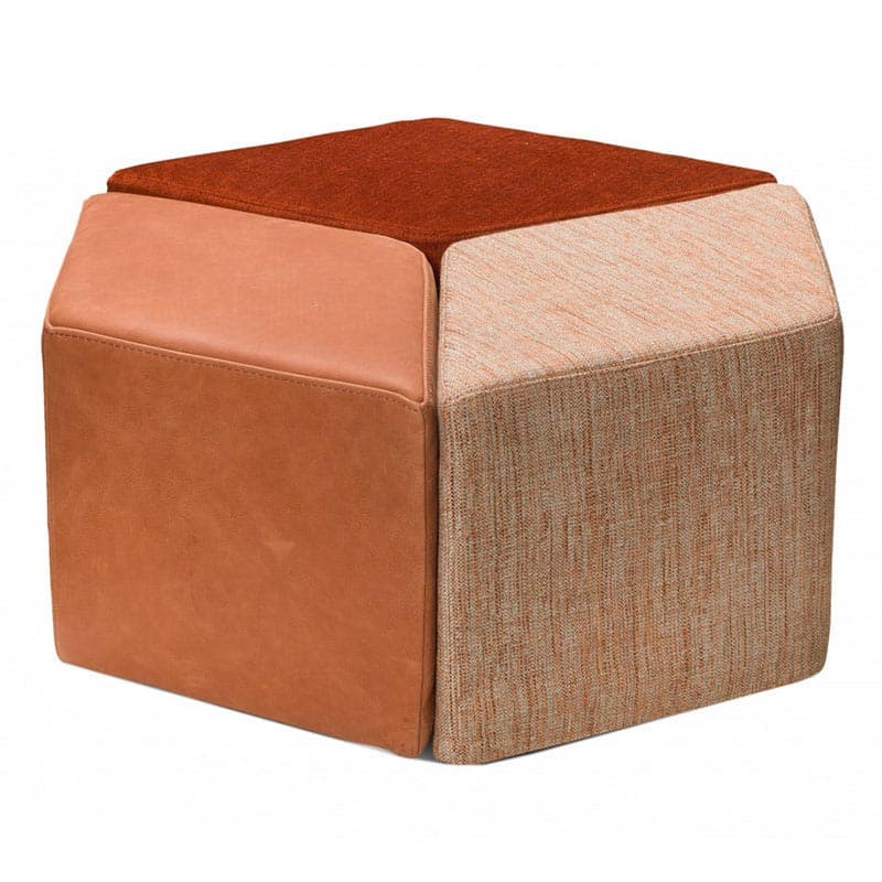 Hexagon Footstool by Design North Collection