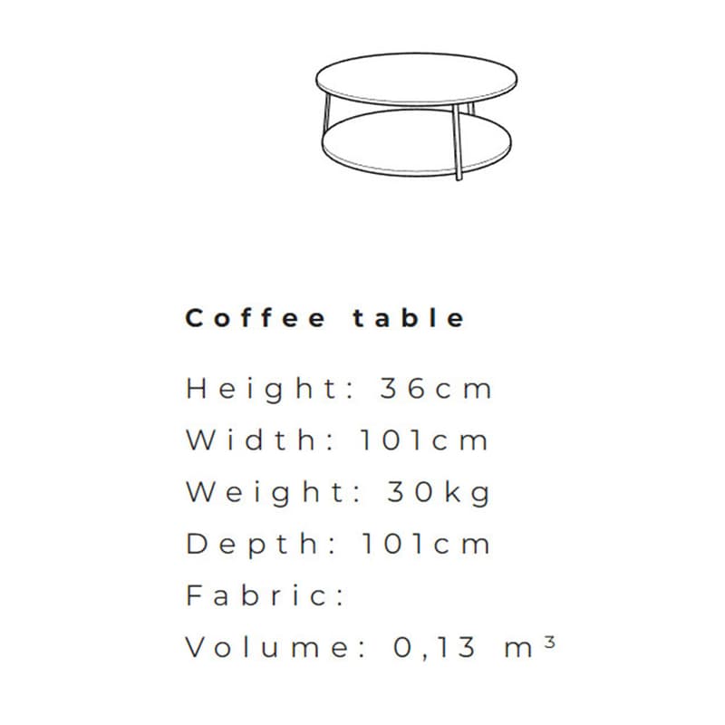 Kailua Coffee Table by Ditre Italia