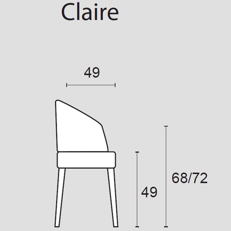 Claire Dining Chair by Ditre Italia