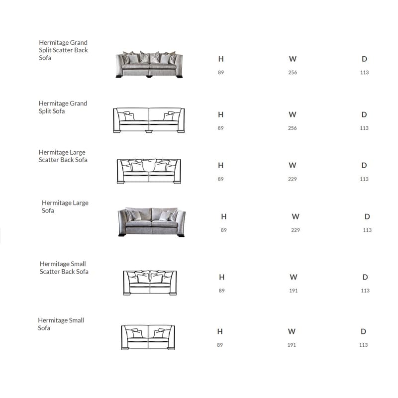Hermitage Sofa Duresta FCI London