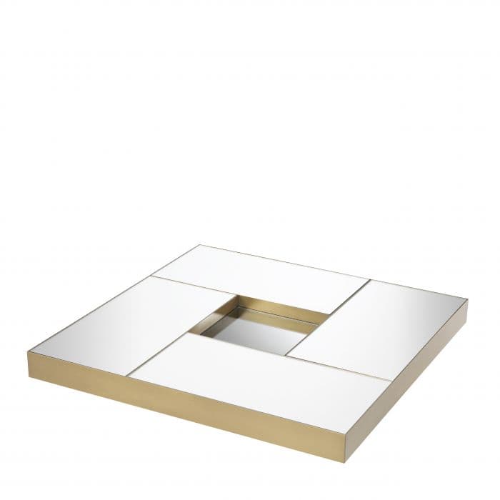 Allure Brass Finish Coffee Table by Eichholtz