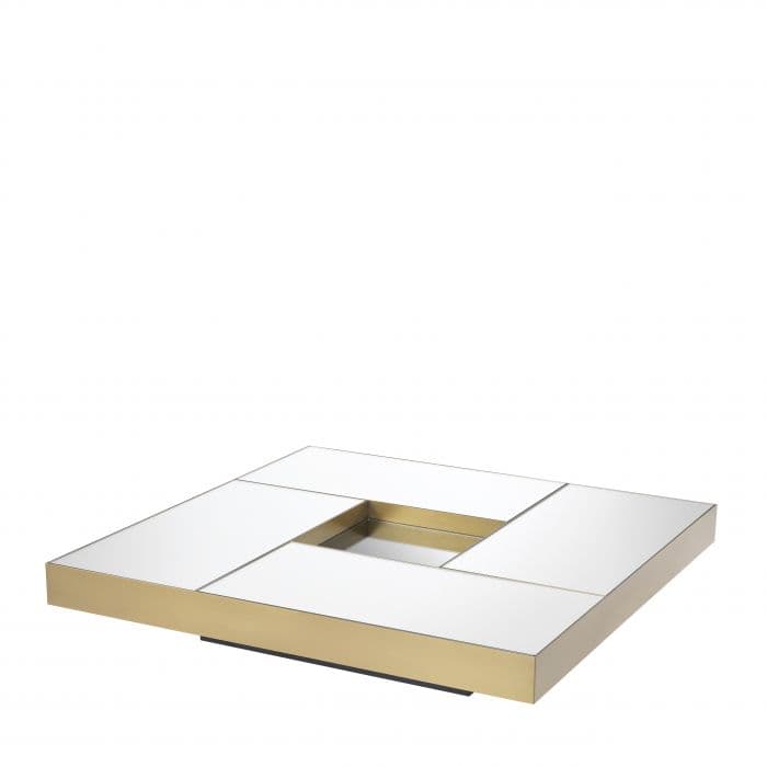 Allure Brass Finish Coffee Table by Eichholtz