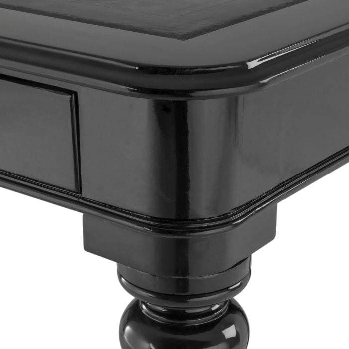 Buckingham Black Leather Top Desk by Eichholtz
