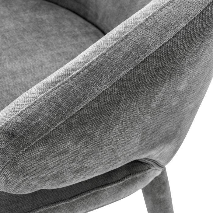 Cardinale Clarck Grey Armchair by Eichholtz