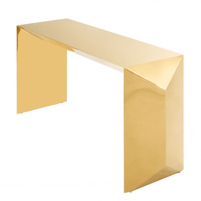 Carlow Gold Finish Console Table by Eichholtz