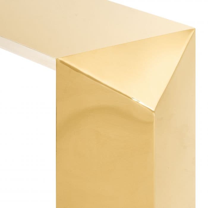 Carlow Gold Finish Console Table by Eichholtz