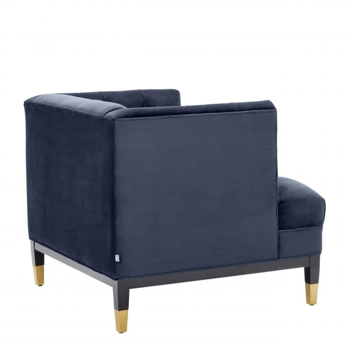 Castelle  Blue Velvet Armchair
