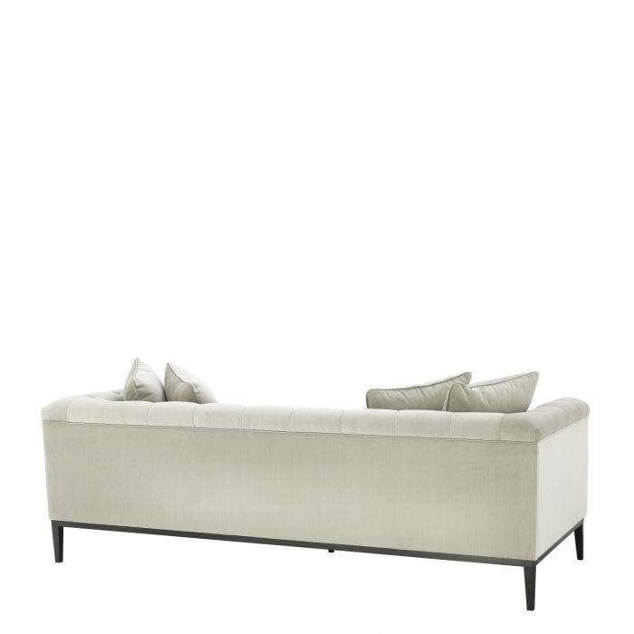 Cesare Pebble Grey Sofa by Eichholtz
