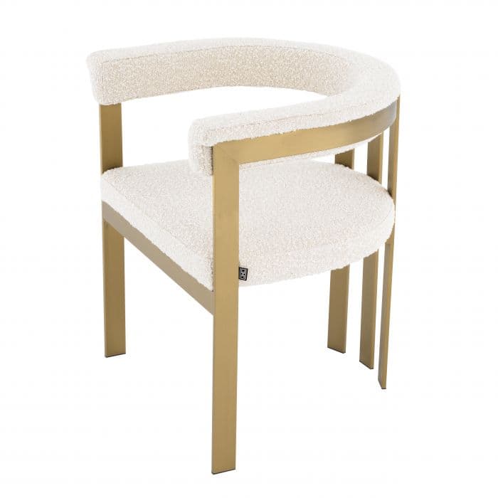 Clubhouse Brass Finish Dining Chair by Eichholtz