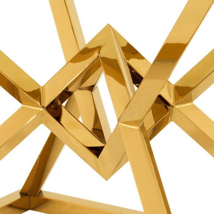 Connor Gold Finish Side Table by Eichholtz