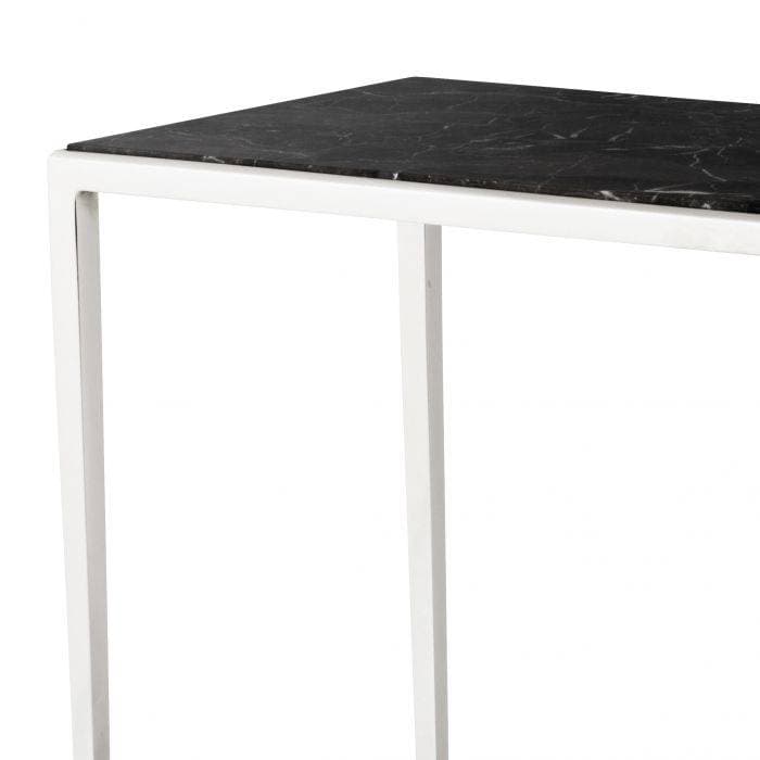 Henley L Brown Marble Top Console Table by Eichholtz