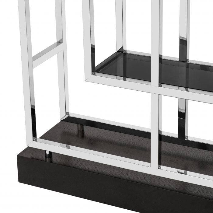 Lagonda Stainless Steel Display Cabinets by Eichholtz