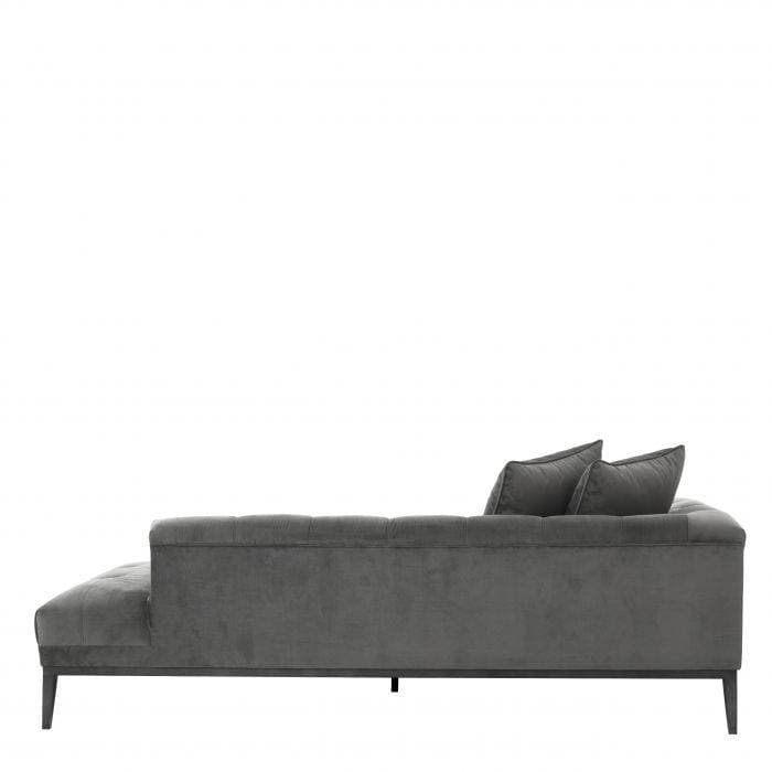 Lounge Cesare Left Granite Grey Sofa by Eichholtz