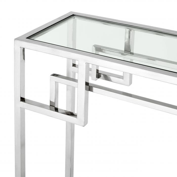 Morris Stainless Steel Console Table by Eichholtz