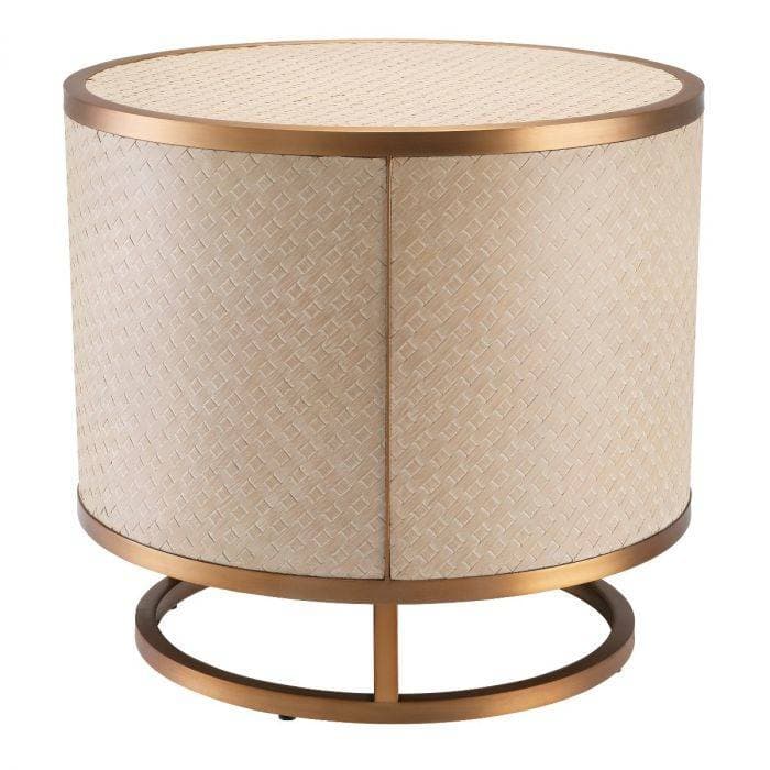 Napa Valley Brass Finish Side Table by Eichholtz